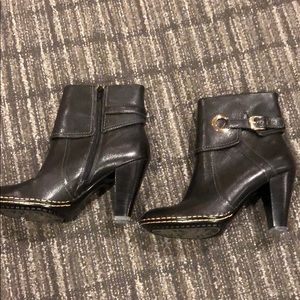Sofft Black Heel Booties